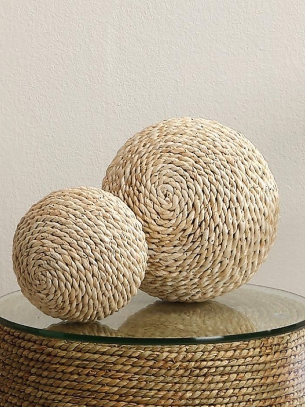 Large Raffina HandWoven Decorative Ornament Ball